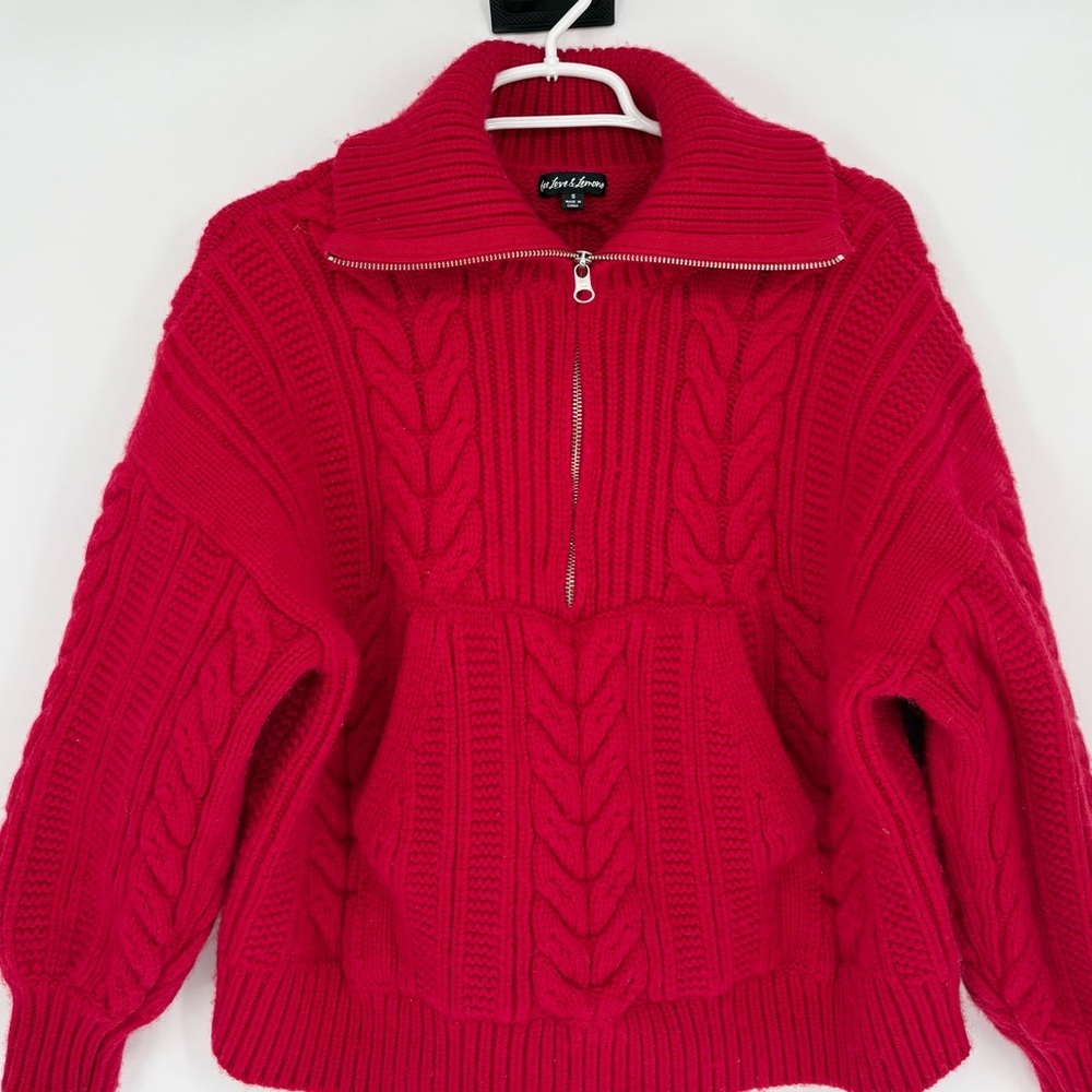 For Love & Lemons Drina Henley Knit Sweater - Picture 6 of 15